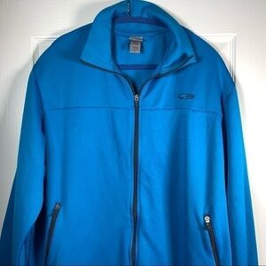 Champion full zip athletic jacket XL blue